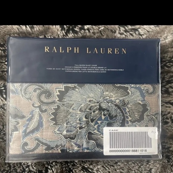 Ralph Lauren Bedding Ralph Lauren Queen Duvet New Journeys End Navy